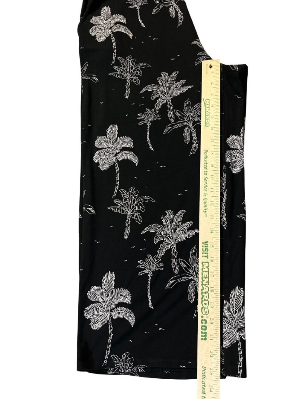 J Jill Wearever Crop Pants L Black Tropical Wide Leg Pull On Used - Picture 13 of 14